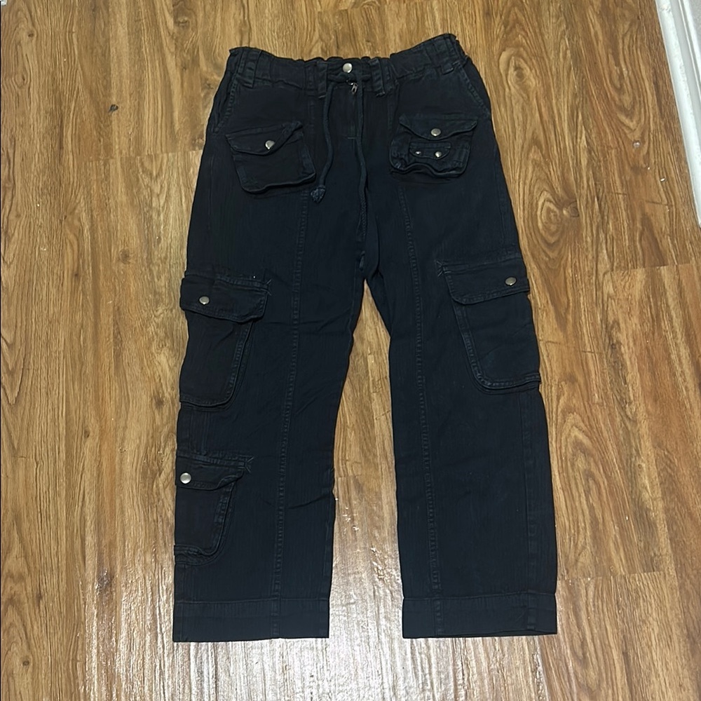 Dark Blueish Black Cargo Pants